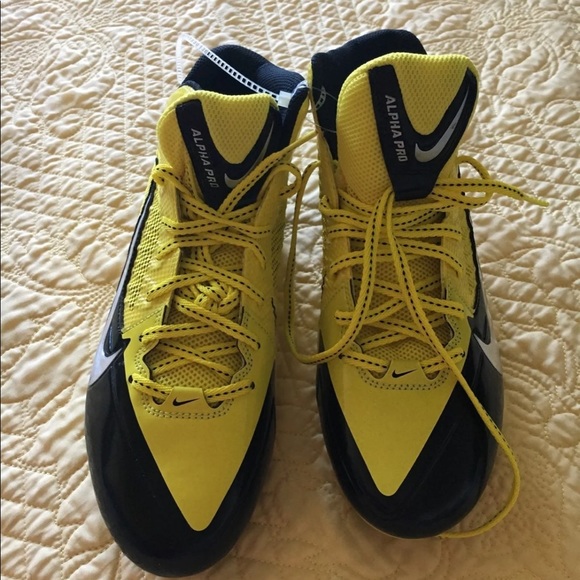 Nike Other - Nike Alpha Pro Cleats size 10